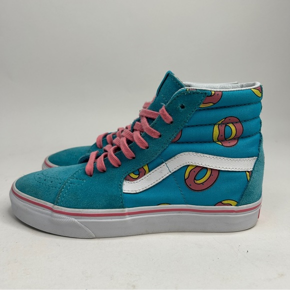 Vans X Odd Future Sk8-Hi Shoes “OF Donut/Scuba Blue” 2023 - Picture 6 of 8